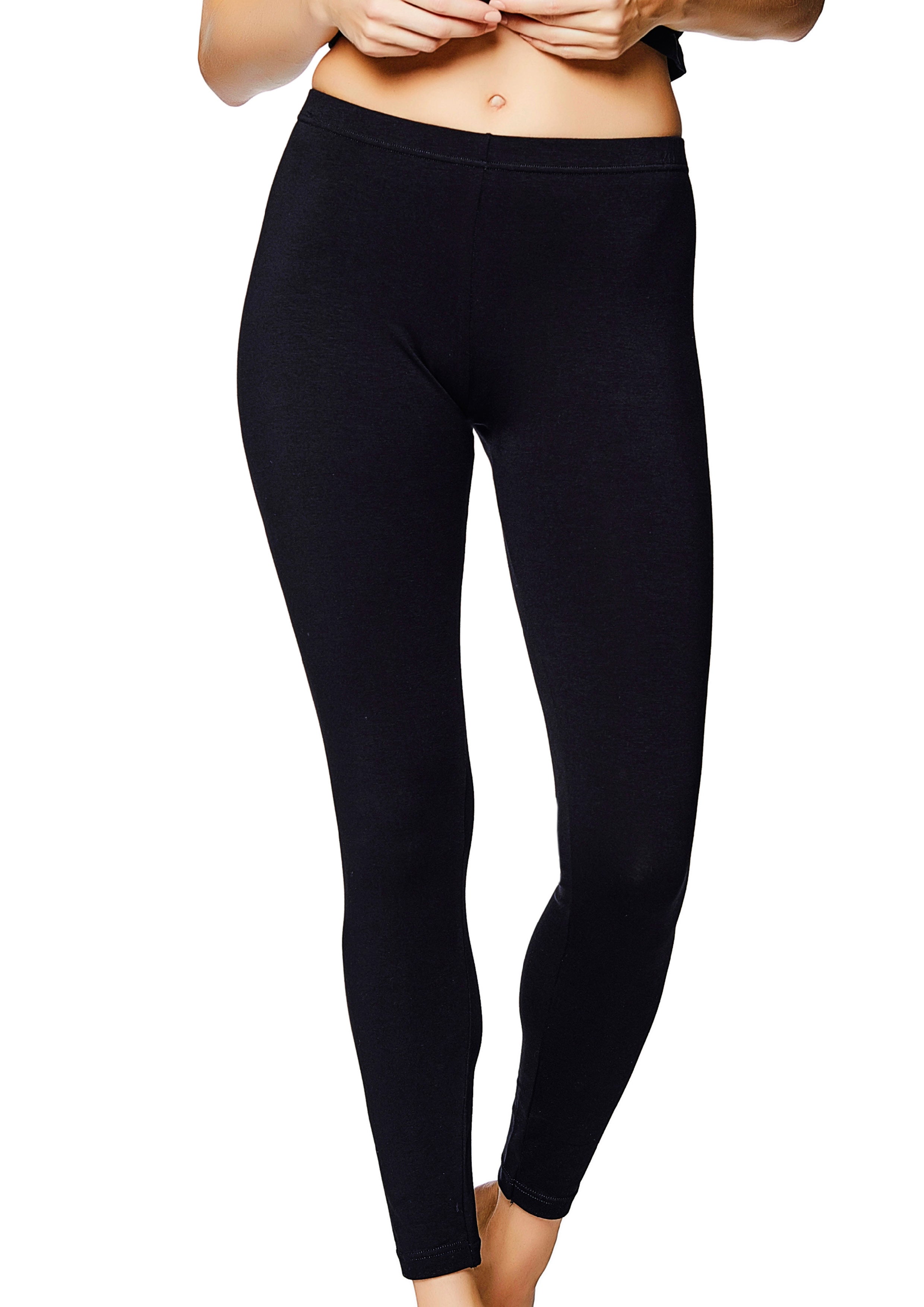 LEGGINS TERMICO DONNA GIROCOLLO 92%PL 8% EA