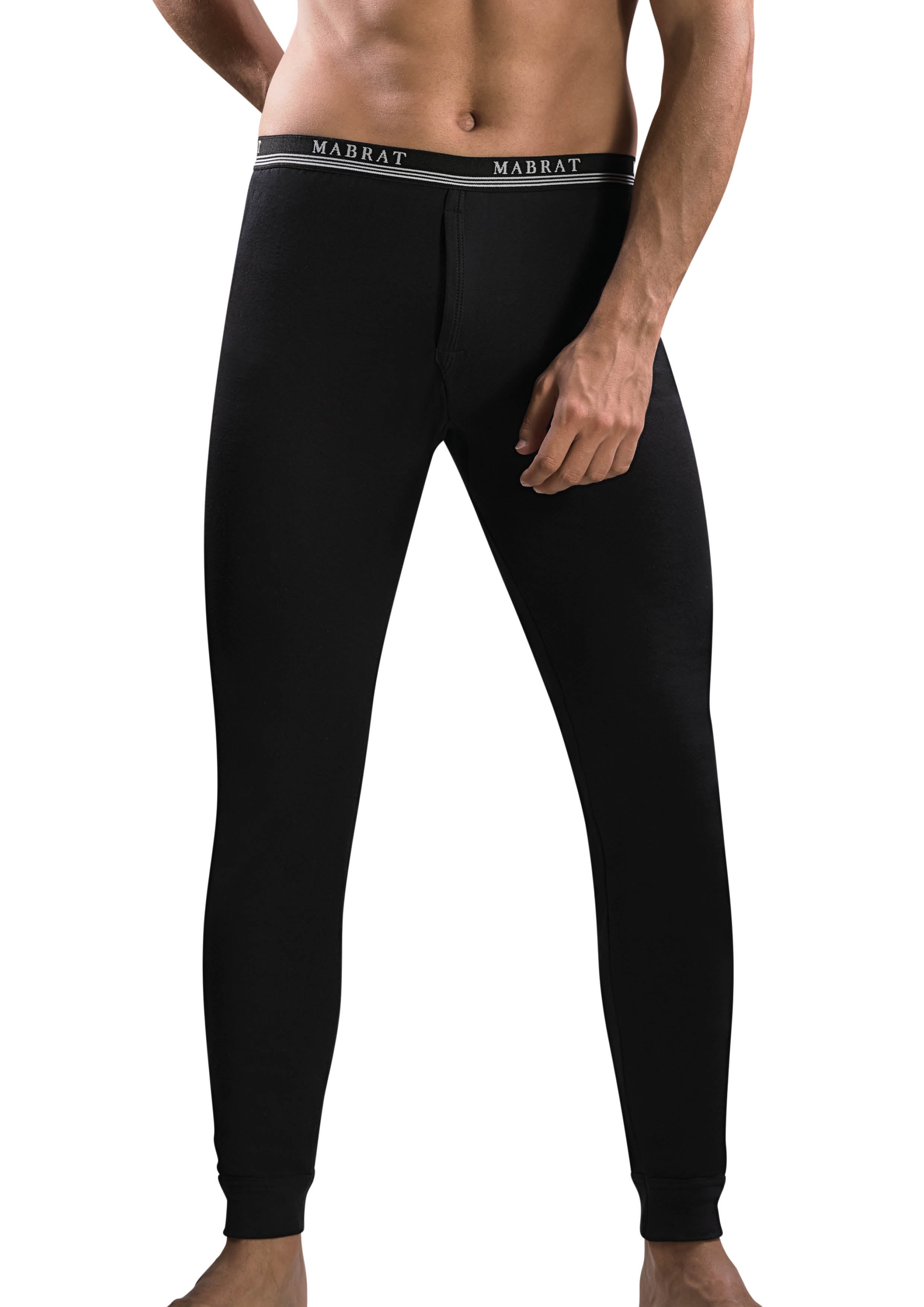 PANTALONE GAMBA LUNGA UOMO 100% COTONE CALDO INTERLOCK